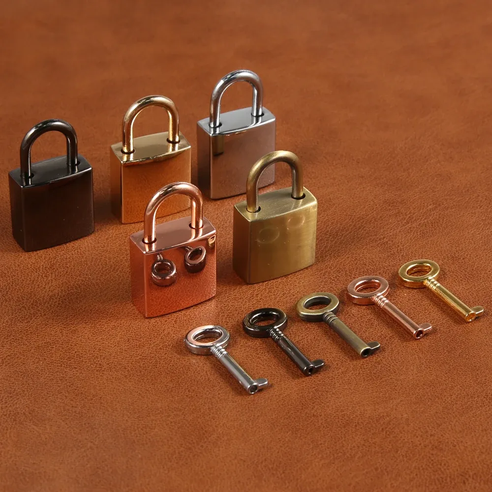 cadenas à clé vintage avec clé, boîte à bijoux, boîte de rangement, journal intime, livre, bagages, sacs à main, accessoires de quincaillerie, 2.1cm