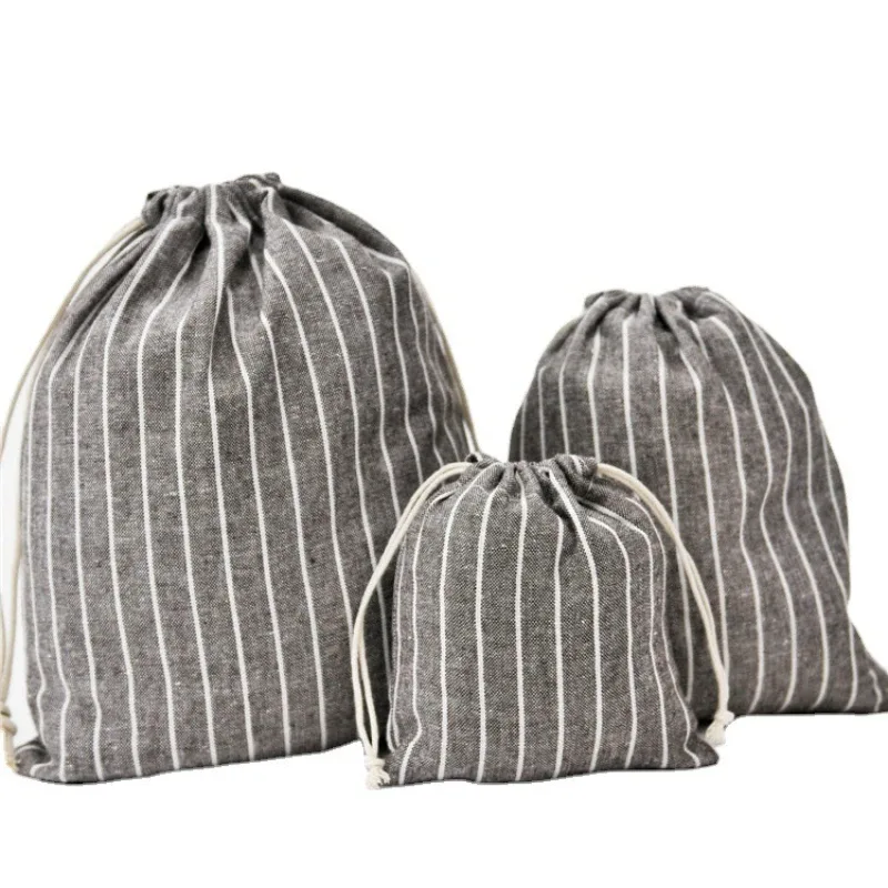sacs en coton à cordon pour mariage, noël, cadeaux, emballage diy, petites pochettes à cordon, étuis de rangement anti-poussière pour la maison