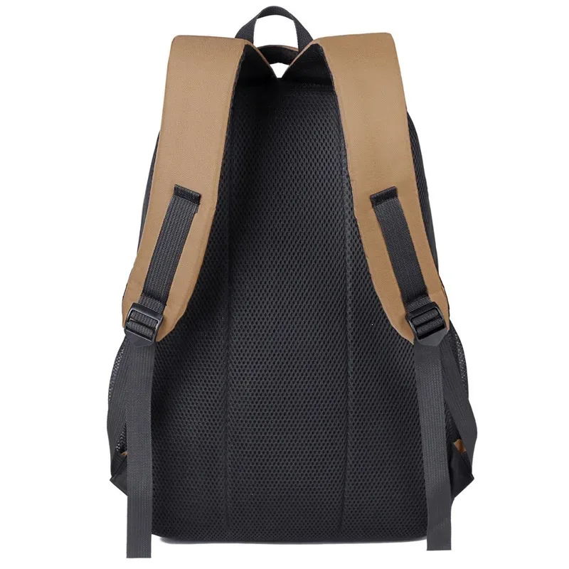 sac à dos léger de style coréen pour étudiants, sac à bandoulière double, sac de voyage pour femmes, couleur unie simple, style universitaire