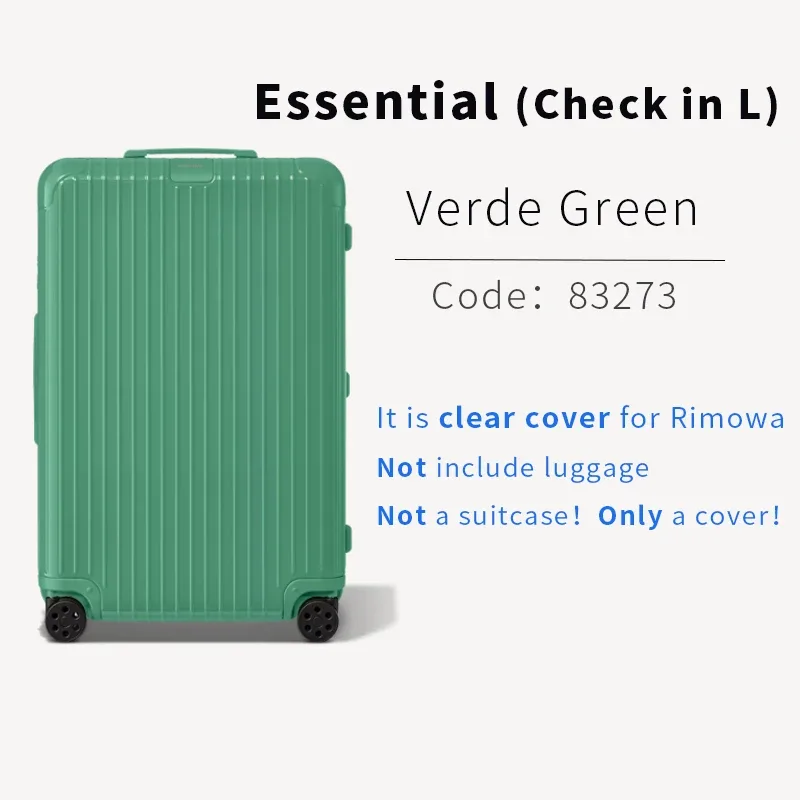 housse de protection transparente pour bagages, applicable pour rimowa essential, 21 26 30 pouces, housse de valise rimowa salsa