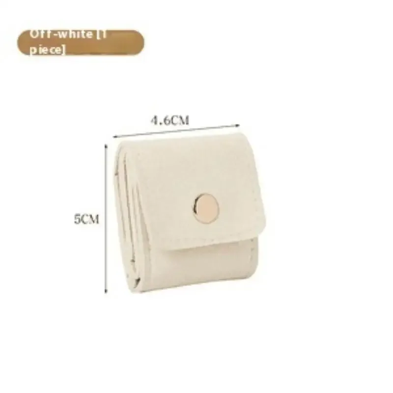 sacs de rangement pliants pour bijoux, jolis petits sacs en microfibre à fermeture à pression, boucles d'oreilles, bagues, colliers à breloques, pochettes cadeaux