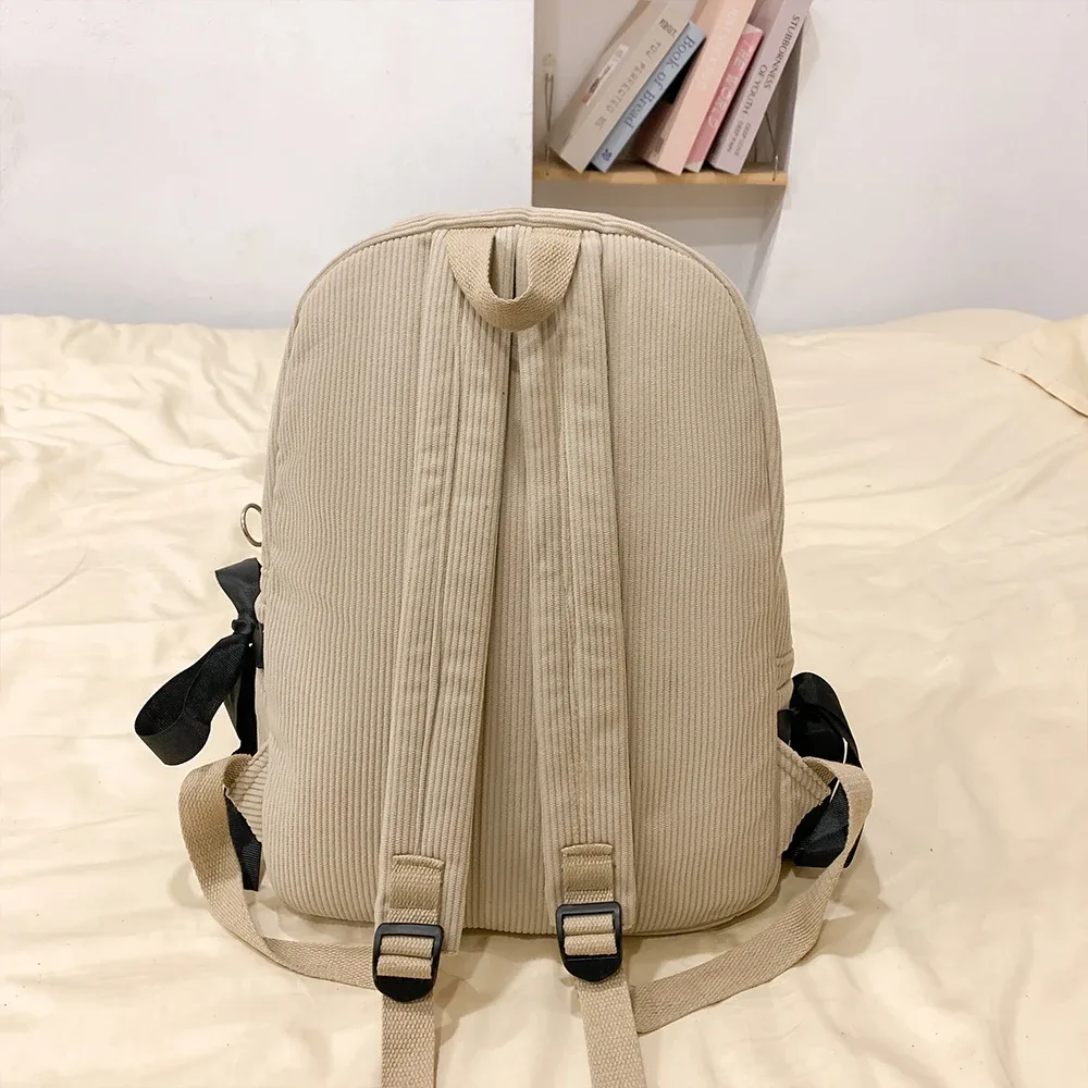 nouveau sac à dos coréen 2026 polyvalent pour étudiantes – style tendance avec nœud pour le quotidien