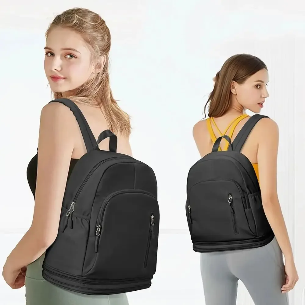 sac de sport de grande capacité, séparation humide/sèche, anti-rayures, sac à dos étudiant, imperméable, pliable