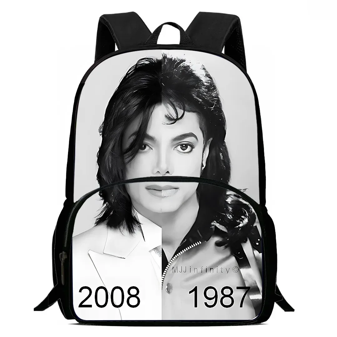 michael jackson enfants sacs à dos garçons et filles étudiant cadeau d'anniversaire enfant sacs d'école grande capacité camping sac à dos durable