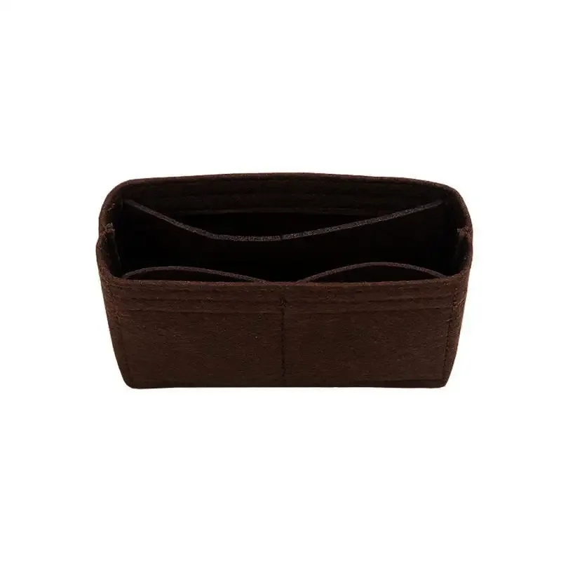 1/2 pièces à la mode feutre insérer sac organisateur maquillage organisateurs doublure parfait pour la marque femmes sacs à main sacs à cosmétiques sac accessoires