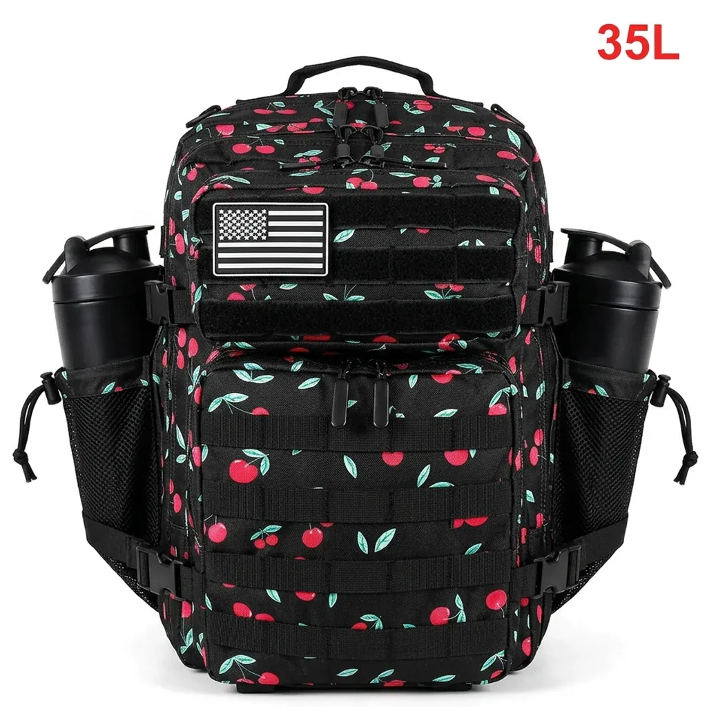 35l sac à dos tactique pour femmes hommes molle voyage en plein air camping randonnée sac sport week-end athlète sac à dos de gymnastique double porte-gobelets