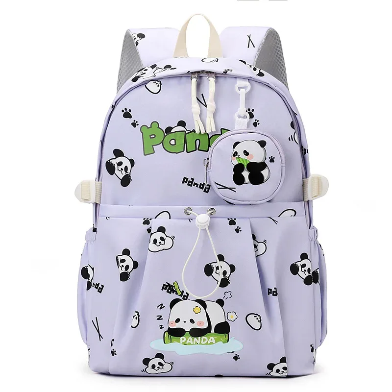kawaii panda sac à dos étudiants sac d'école dessin animé bookbag ordinateur portable voyage sac à dos en plein air pour garçon fille cadeaux