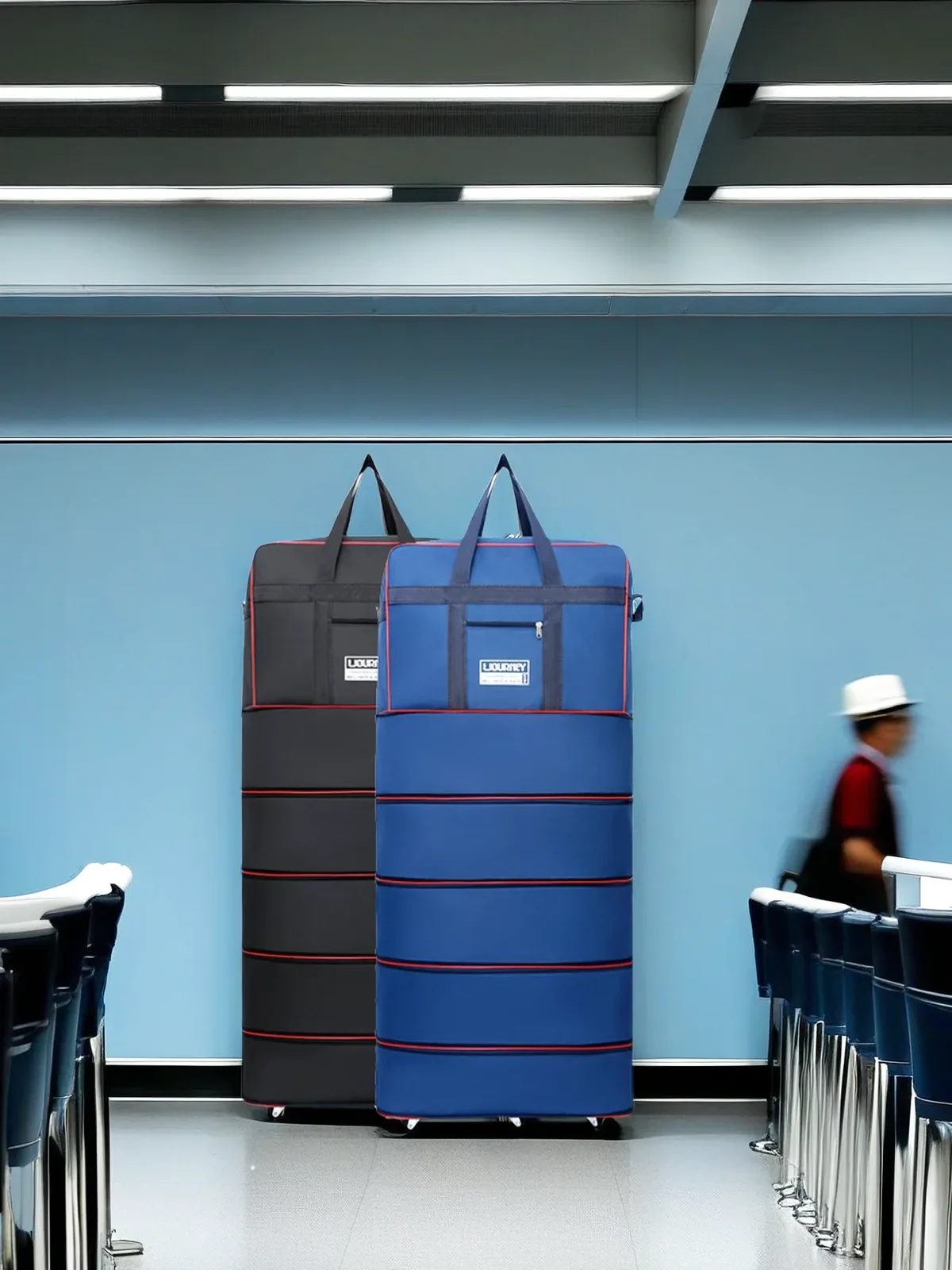sac de sport et de voyage de grande capacité pour hommes, sac de voyage pliable pour famille, sac de sport pliable pour les voyages du week-end, sac prêt pour cadeaux