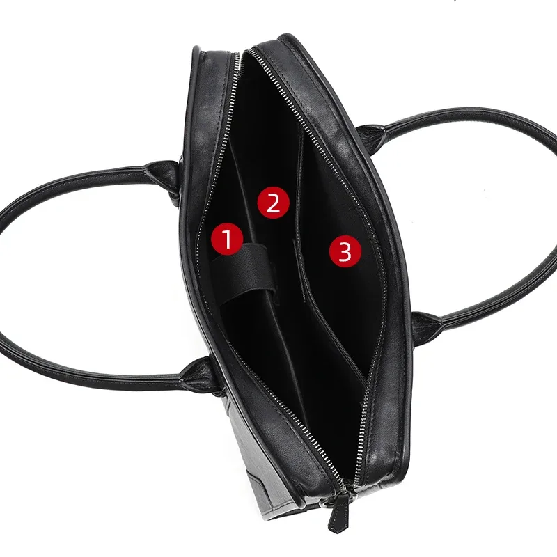 café/noir hommes sac à main en cuir véritable mallette pour ordinateur portable mâle épaule sacs de messager grande capacité hommes porte-documents