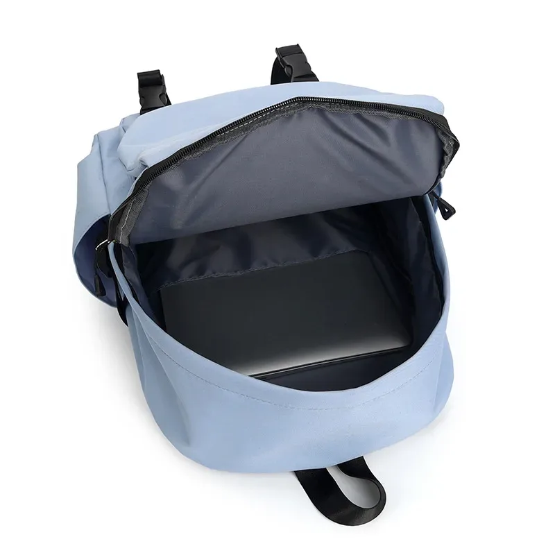 lot de 3 sacs à dos pour étudiants, sacs d'école pour garçons et filles, sacs fourre-tout pour adolescents, hommes et femmes, pochette, sacs à dos en nylon, sacs de voyage