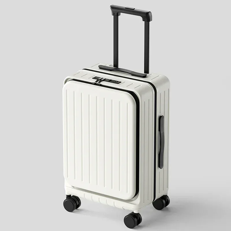 nouvelle valise ouverte avant cabane boîtier de chariot 20/24/26 pouces cadre de haute qualité valise de grande capacité étui de voyage pour hommes et femmes
