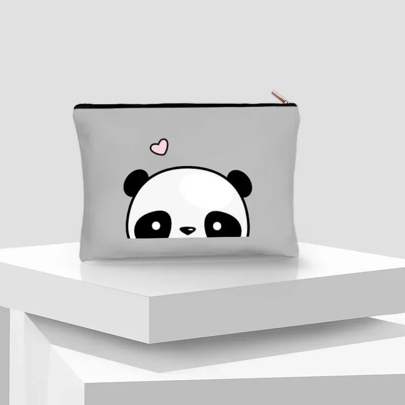kawaii panda trousse à cosmétiques enfants voyage nécessité toilette sac à couches pochette de maquillage pour jolies filles anniversaire nouvel an cadeau