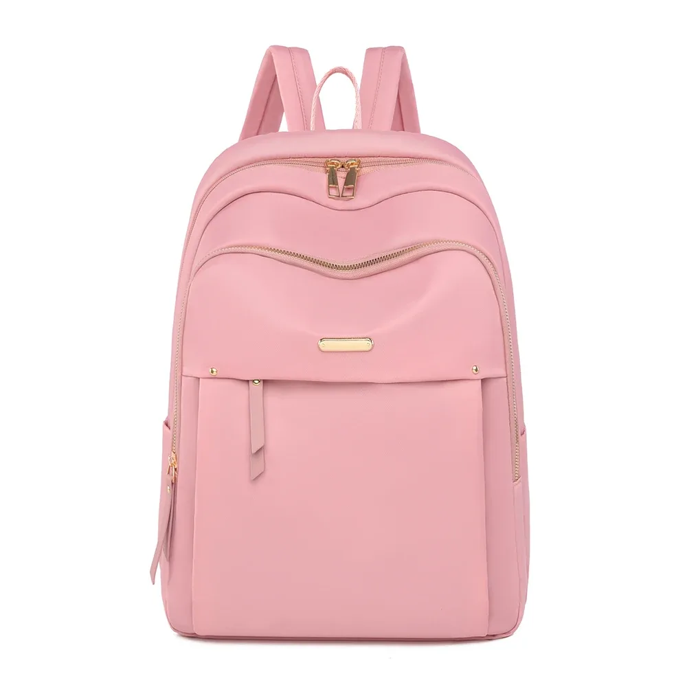 sac à dos à la mode en tissu oxford pour femmes, sac à dos de banlieue simple de grande capacité, sac pour ordinateur portable 13.3, sac à bandoulière, sac de voyage