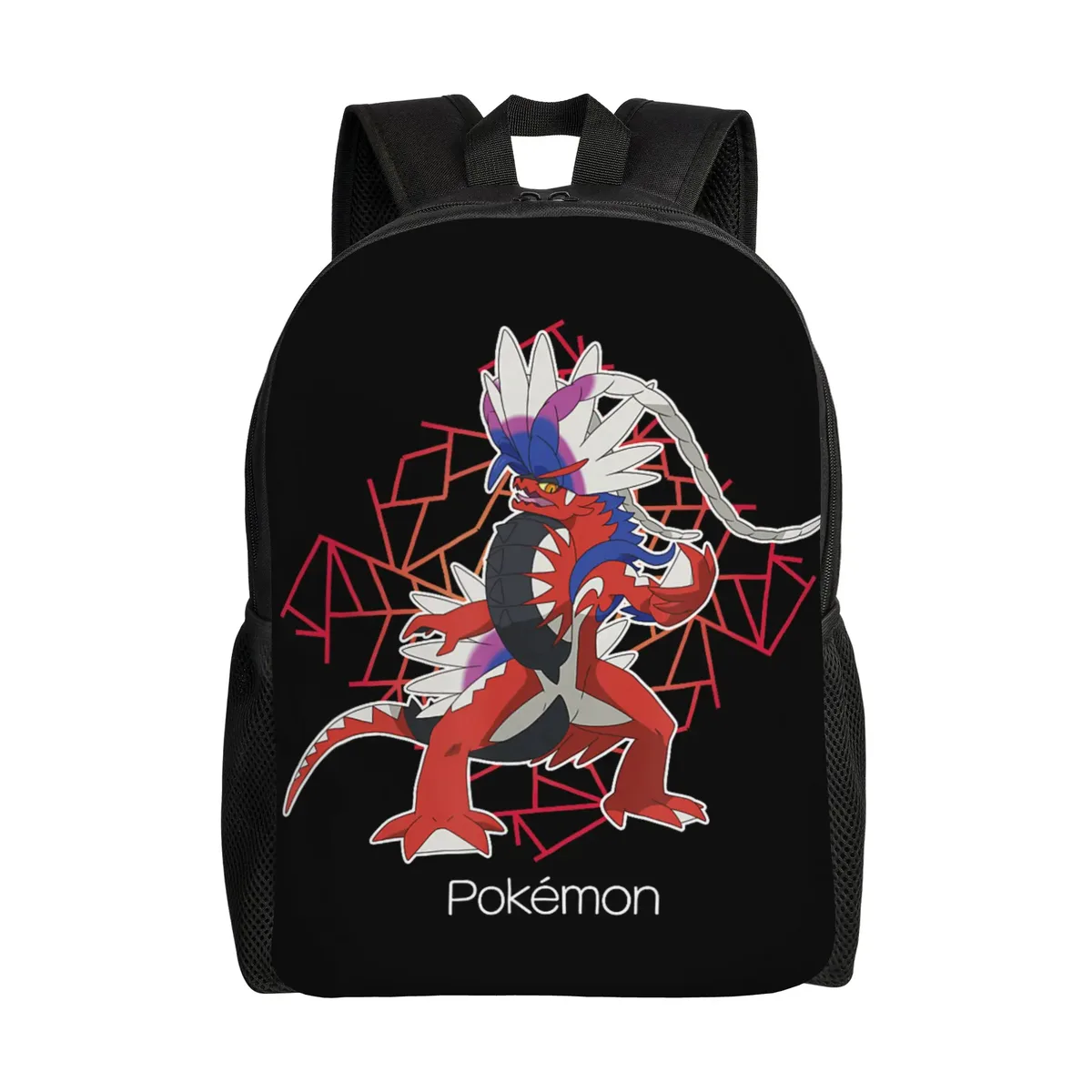 sacs à dos pokemon lucario type fighting steel poster daypack mochila office work sac à dos à fermeture éclair