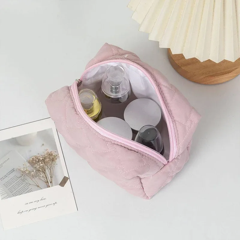 sac de voyage cosmétique, sac de rangement portable pour soins de la peau et articles de toilette, sac de rangement souple simple de grande capacité