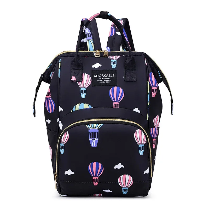 sac à dos imprimé dessin animé pour maman, grande capacité, sacs de rangement de biberons, sac à couches pour bébé, sac à dos de maternité à la mode pour femmes, nouveau
