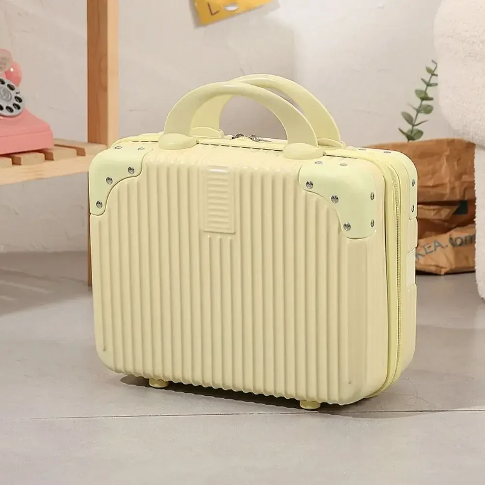 mini valise de voyage de 14 pouces, boîte à cosmétiques, boîte à mot de passe, organisateur de bagages à main, étui de maquillage, petite mallette d'embarquement
