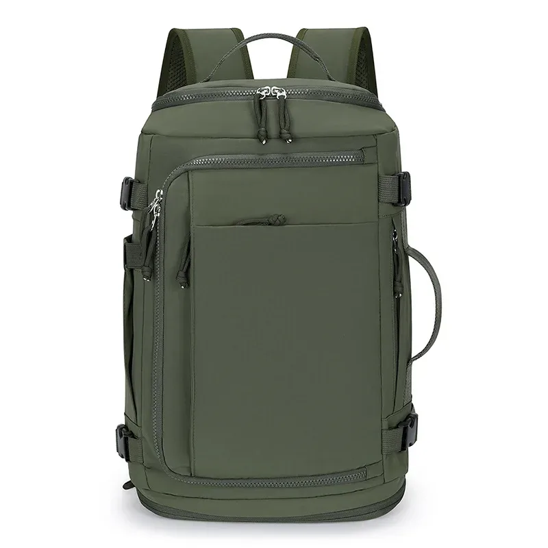 sac à dos de voyage grande capacité unisexe, léger, multifonctionnel, sacoche pour ordinateur, sac à bandoulière décontracté en pvc imperméable