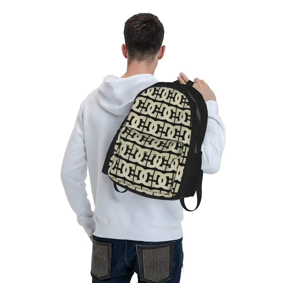 sac à dos d'étudiant dc shoe co, sac d'école, sac de randonnée, sac de voyage pour garçons et filles, sac à dos pour livres, sacs à bandoulière