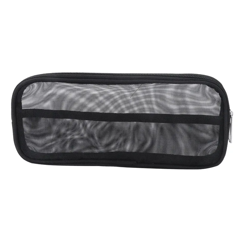 trousse de voyage pour pinceaux de maquillage, sac de rangement cosmétique et trousse de toilette pour hommes et femmes, pochette en maille pour outils de beauté, accessoires de lavage et de rangement