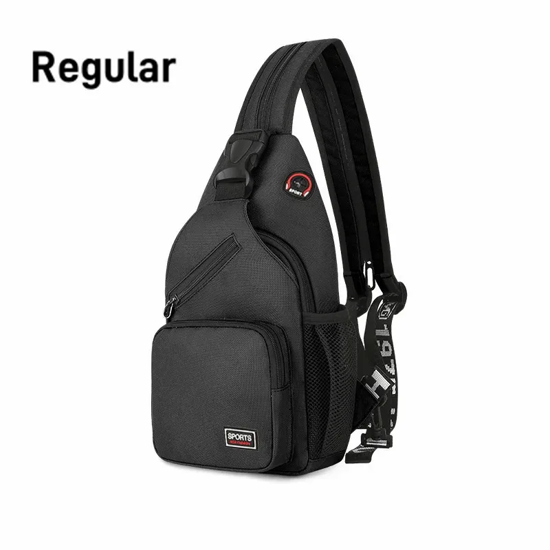 sacs de poitrine pour femmes, sac à dos réglable et sac à bandoulière simple avec trou pour écouteurs, petit sac messager de sport de voyage oxford pour filles