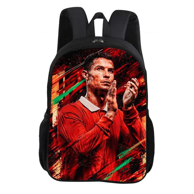 sac à dos scolaire ronaldo cr football star, sac à dos pour enfant, sac à livres, sac à dos de mode, sac à dos de sport, cadeau pour enfant
