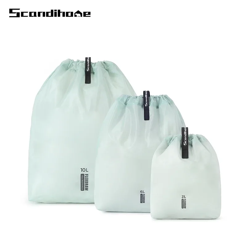 sac de rangement étanche de grande capacité pour vêtements, pochette de rangement de voyage avec plusieurs poches pour la randonnée en plein air et le camping