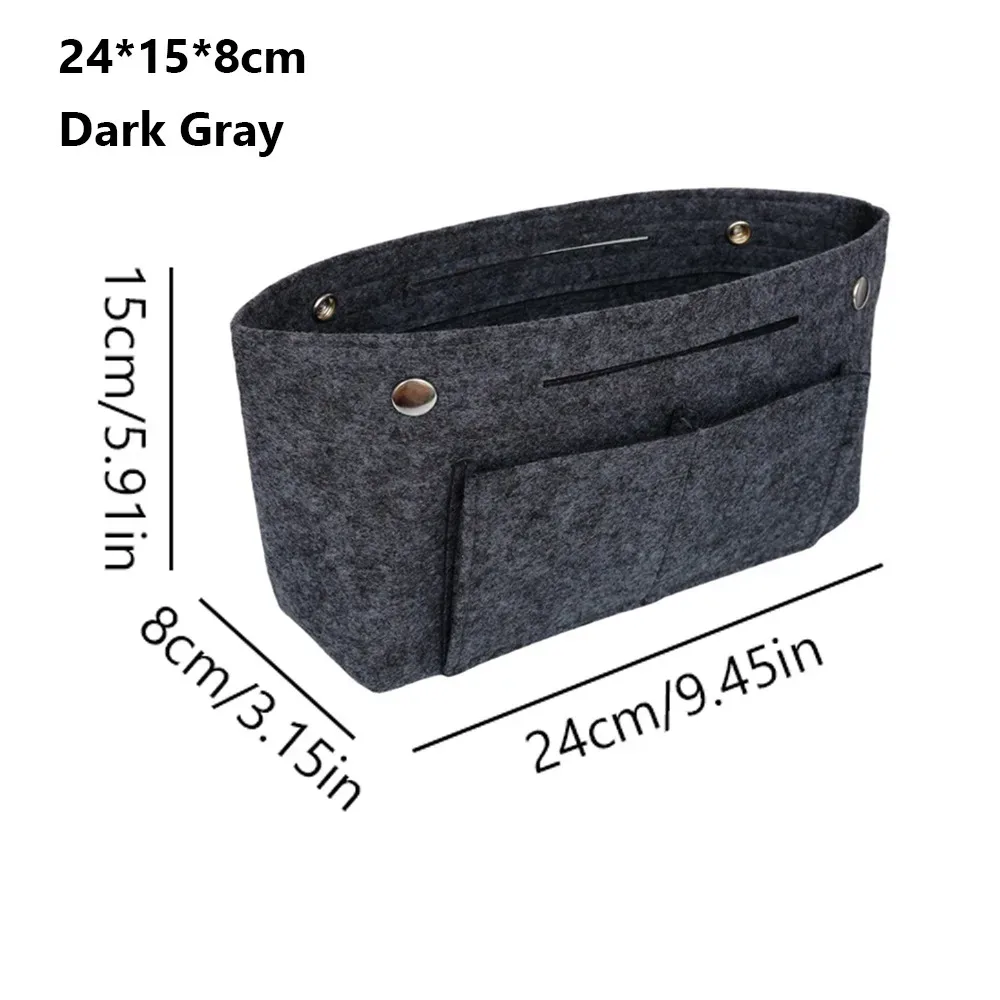 organisateur de sac à main en feutre simple, support de sac, doublure de sac à main de grande capacité, organisateur de rangement portable