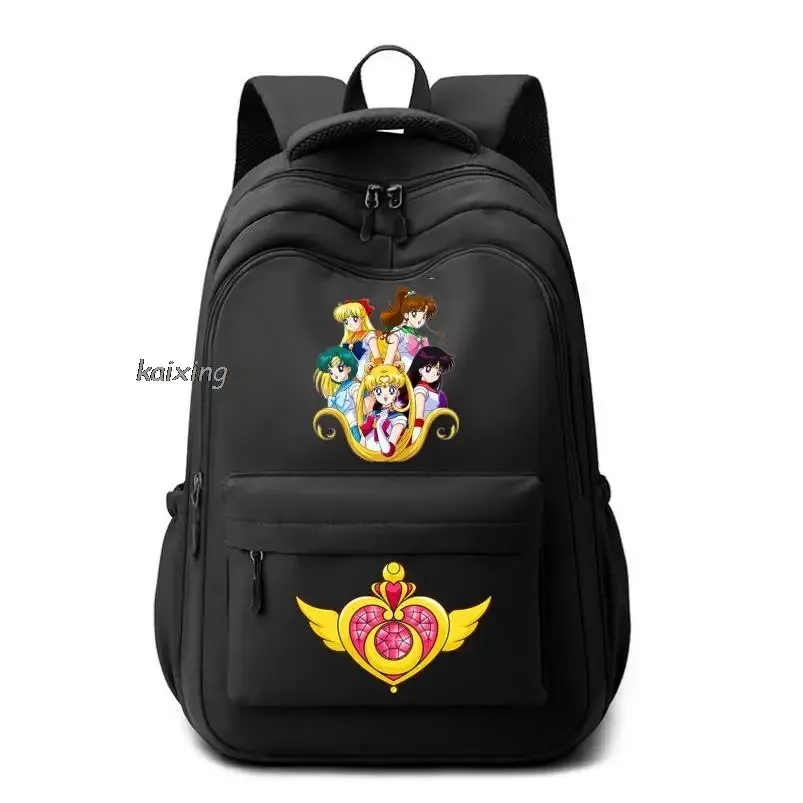 sacs d'école chaud marin lune imprimé étudiants capacité sac à dos adolescent femmes hommes voyage ordinateur portable mochila infantil cadeau