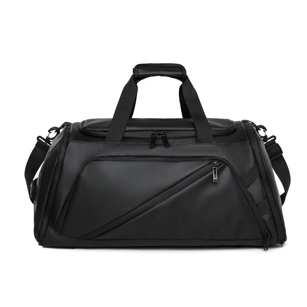 sac de fitness de voyage avec compartiment à chaussures indépendant hydrofuge de grande capacité, sac à bandoulière pour hommes et femmes, sac à bagages multifonctionnel
