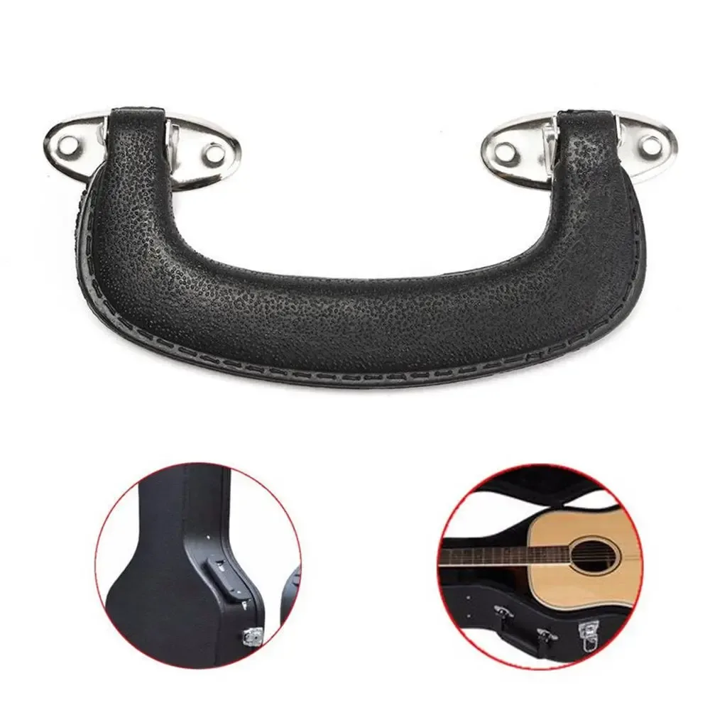 poignée de transport en plastique noir, 152mm, pour étui de guitare, valise de remplacement, poignée de bagage, accessoires de sac