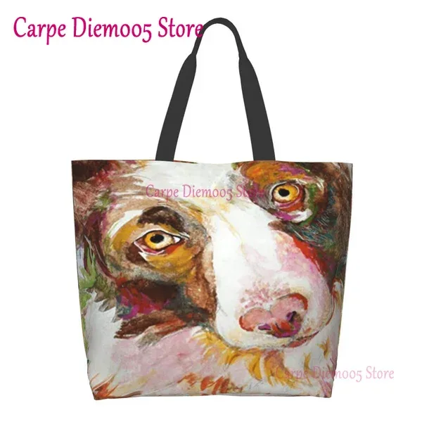 sac fourre-tout grande capacité pour dames, sac pour femmes, sacs pour contribuables australiens, troupeaux de chiens, shopping d'épicerie