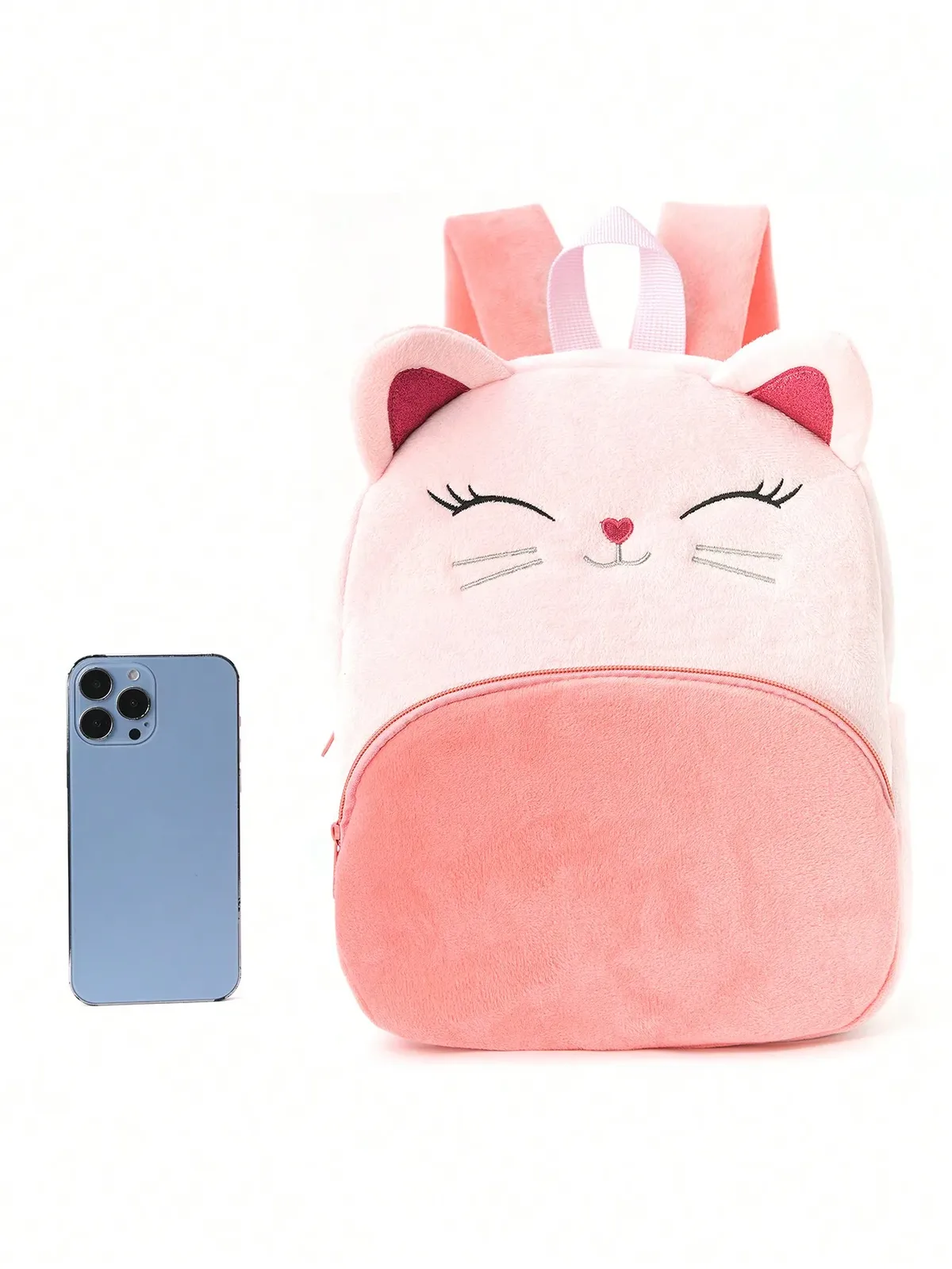 sac à dos animal multicolore de dessin animé pour enfants, grande capacité, maternelle, peluche