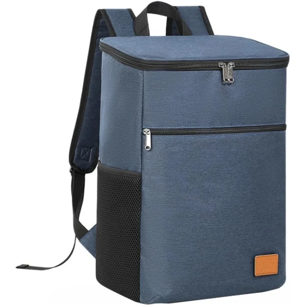 Sac à dos isotherme, sac isotherme souple pour 35 canettes, sac à dos isotherme imperméable et anti-fuite pour le camping, la plage, la randonnée, les voyages