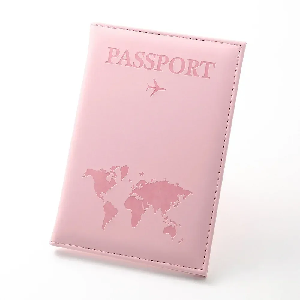 couverture de passeport pour couple amoureux, étui d'avion simple, portefeuille en pu pour femmes et hommes, porte-passeport de voyage de mariage, cadeau de mariage à la mode