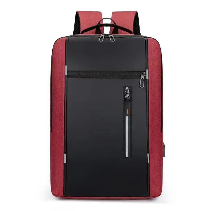 sac à dos pour ordinateur portable résistant à l'eau pour hommes, 15,6 pouces avec chargement usb, design spacieux pour le travail et les études