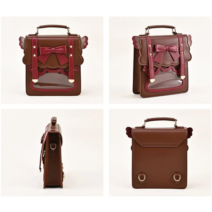 sac à dos à nœud doux pour étudiants japonais, uniforme jk vintage, itabag girls crossbody initié, cos gothic lolita, kawaii rucksack