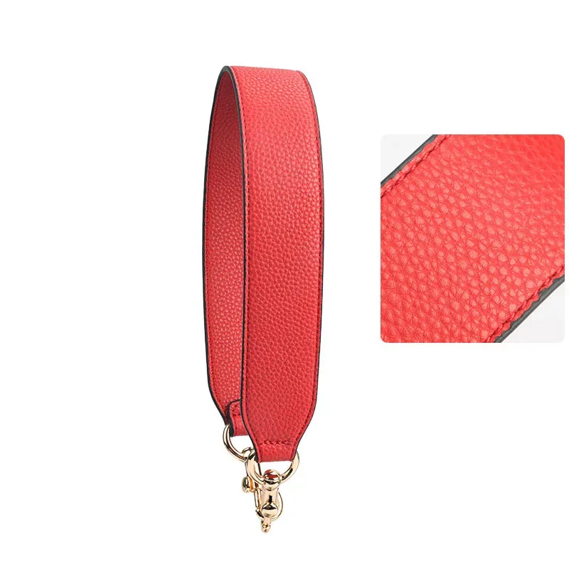 xmessun – sac à bandoulière tendance pour femmes, bretelles pour les mains, bretelles en cuir véritable, larges bretelles, accessoires à sangle courte, nouvelle collection