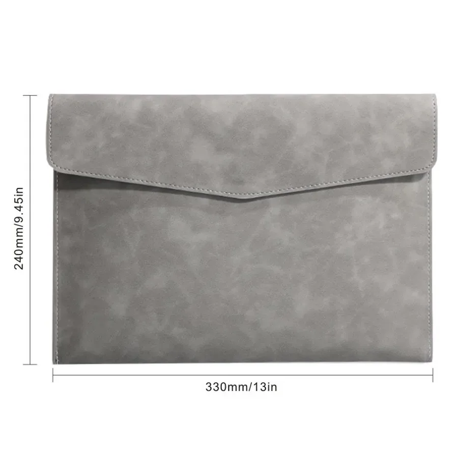 sac de documents en cuir pour entreprise, sac de rangement multifonctionnel a4 avec fermoir, sac pour ordinateur portable simple et imperméable