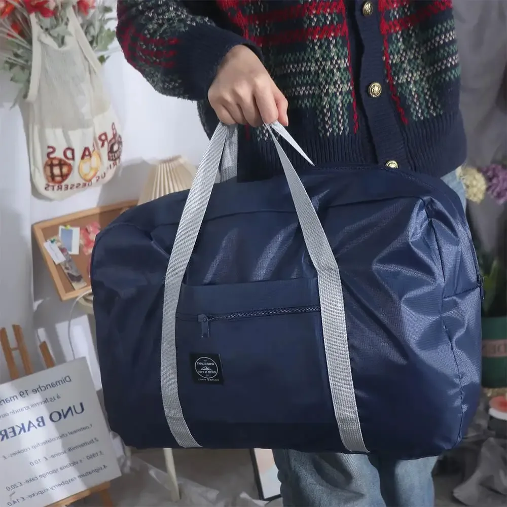 sac de rangement pliable en nylon imperméable grande capacité pour vêtements, sacs de voyage, sacs à main, sac