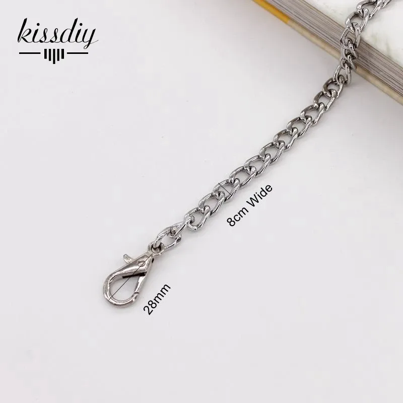 20-120cm sac à main chaînes en métal sac à bandoulière sangle bricolage sac à main chaîne or argent bronze noir poignées sac accessoires chaîne