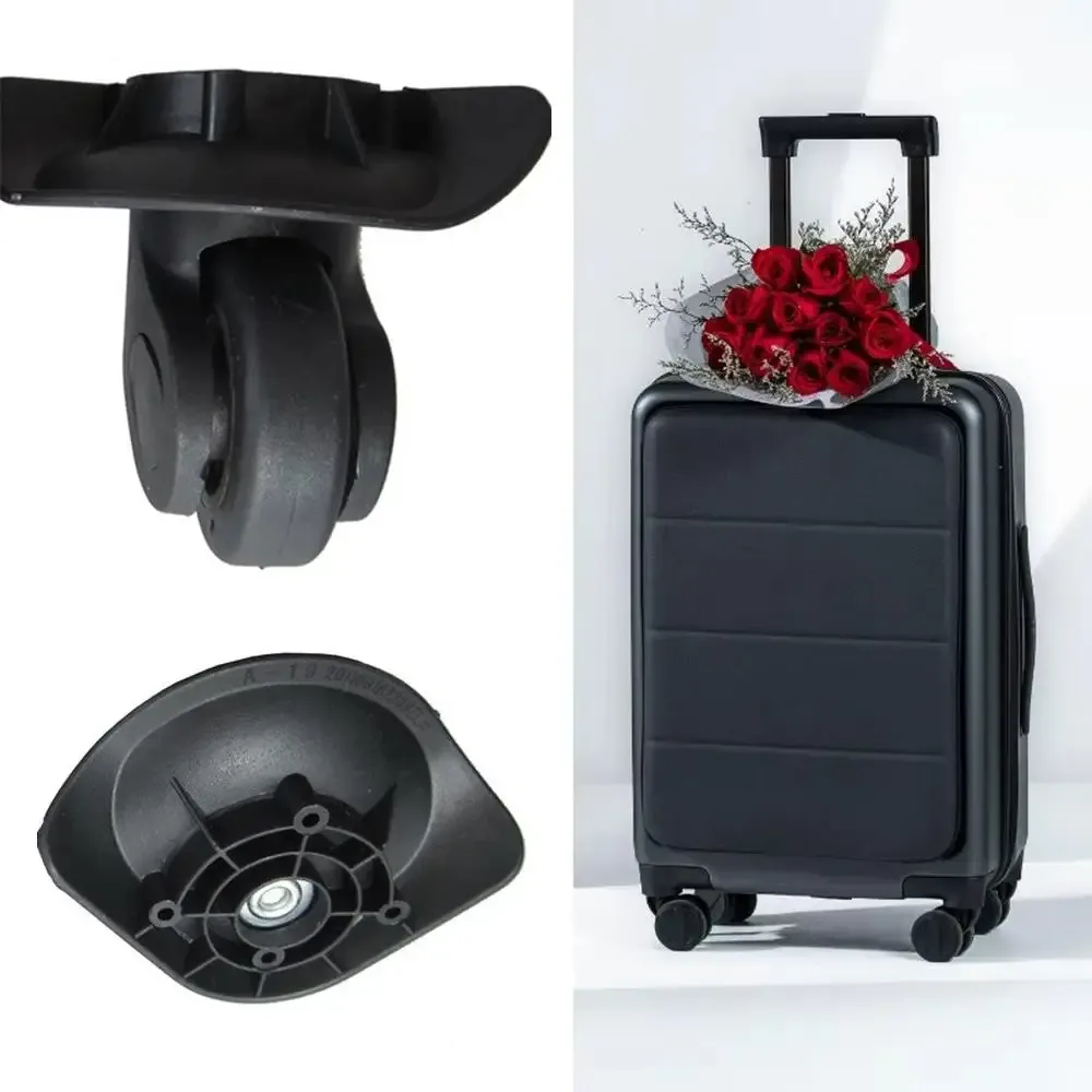 1 paire de roues de remplacement de bagages de valise pivotante pour étui de voyage a19 roues de bagages de remplacement réparation accessoires de bricolage