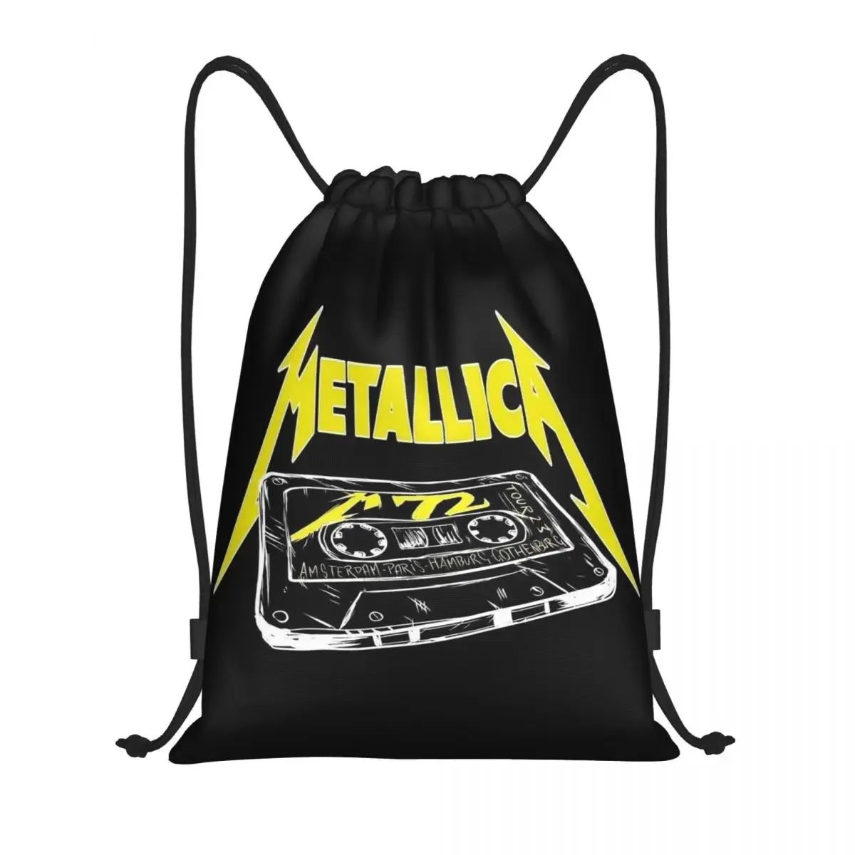 metallicas m72 word tour backpacks sacs à cordon multifonctions sacs de sport sacs à livres pour étudiants en voyage