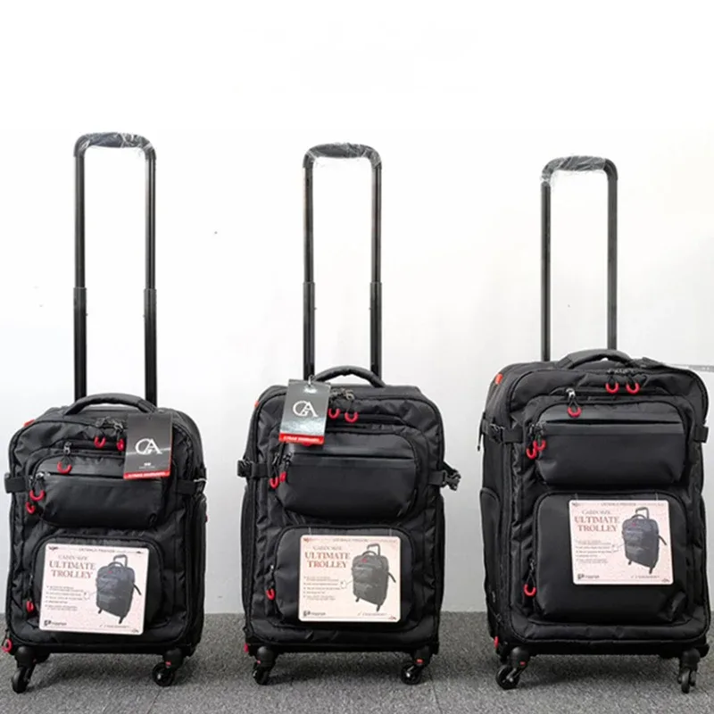 sac à dos à roulettes oxford trolley pour homme, valise noire, cabine à bagages légère, sacs à dos pour homme,