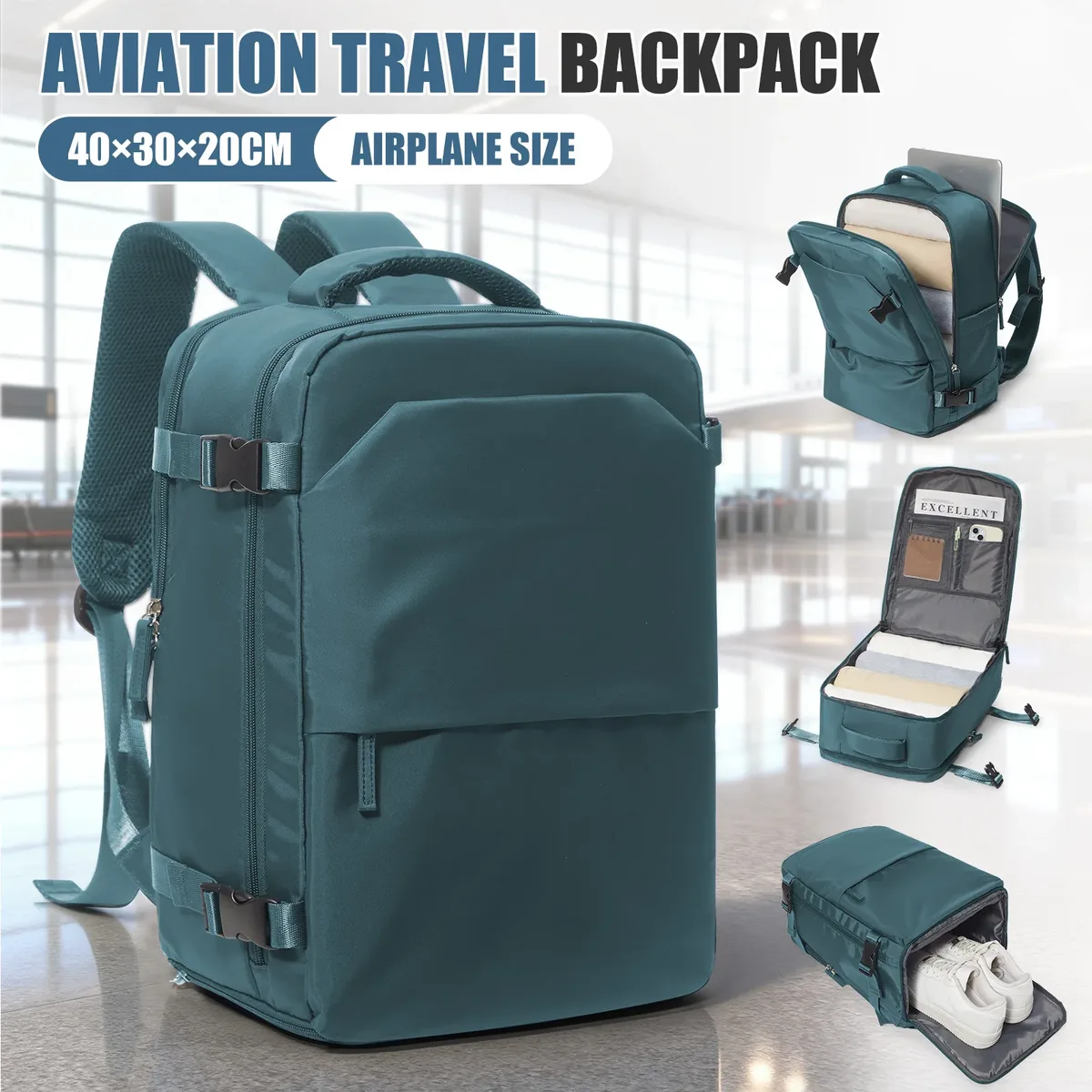sac à dos de voyage 40x30x20, sac à dos de cabine pour ryanair, bagage à main pour vueling, sac de voyage pour ordinateur portable 24l, sac à dos de travail pour hommes