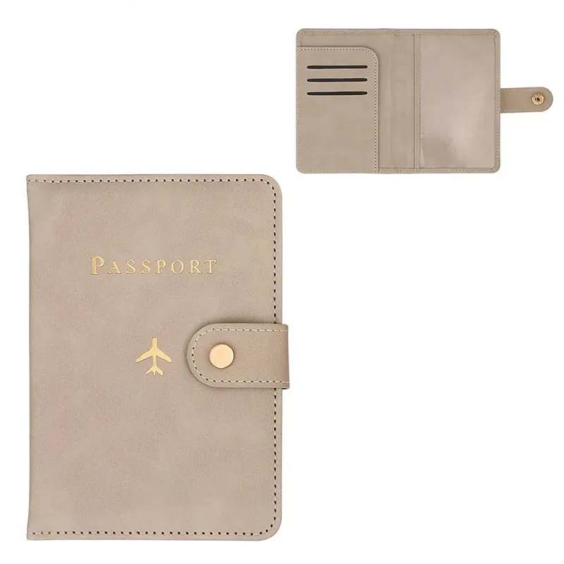 nouvelle couverture de passeport boucle homme femmes porte-passeport de voyage, porte-étui de passeport demoiselle d'honneur groomsman cadeau passeport portefeuille