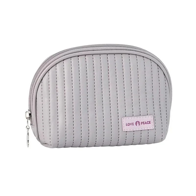 sac de maquillage mignon de style coréen, organisateur de cosmétiques, sac de rangement en pu pour femmes, pour brosse à rouge à lèvres
