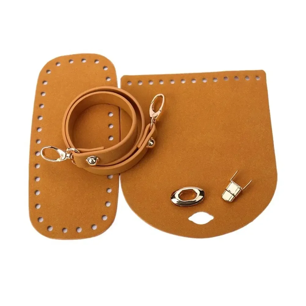 lot de 3 sangles de sac à bandoulière en cuir de couleur unie, fond en pu, accessoires de remplacement pour sacs diy, sangle de sac en cuir faite à la main pour étudiants