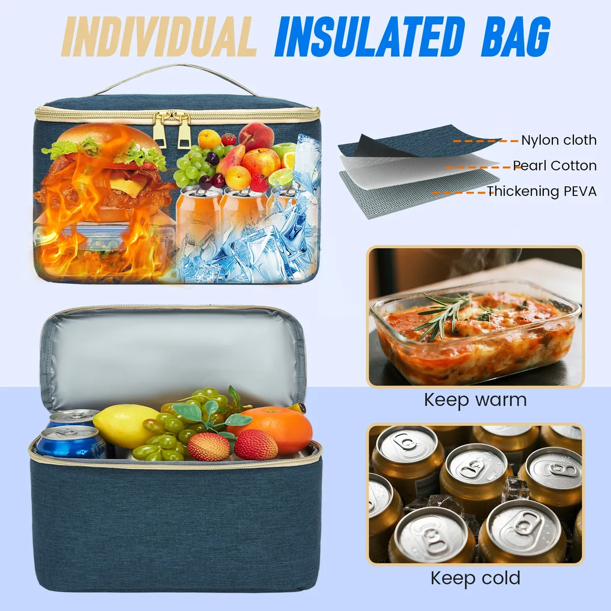 Sac à dos pour ordinateur portable de 15,6 pouces avec port USB, élégant, pour infirmières, enseignants et travail, avec compartiment isotherme pour femmes