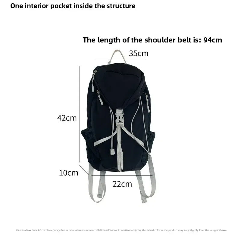 sac à dos de sport de plein air pour femmes, grande capacité, léger, en nylon, adapté au camping, aux voyages, polyvalent, unisexe